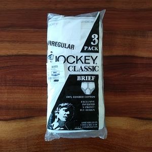 Jockey Classic 100% cotton men's briefs Size 36 pack of 3 irregular
